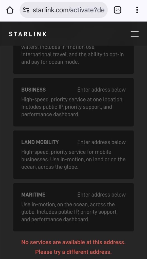 no-starlink-service-availabe-lignum-tech